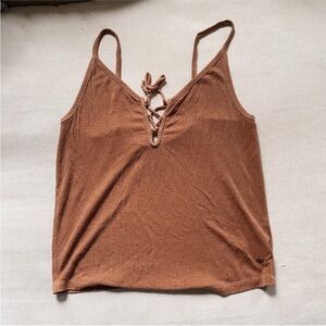 Soft and Sexy American Eagle | Size XL | Ribbed Women’s Top Rust